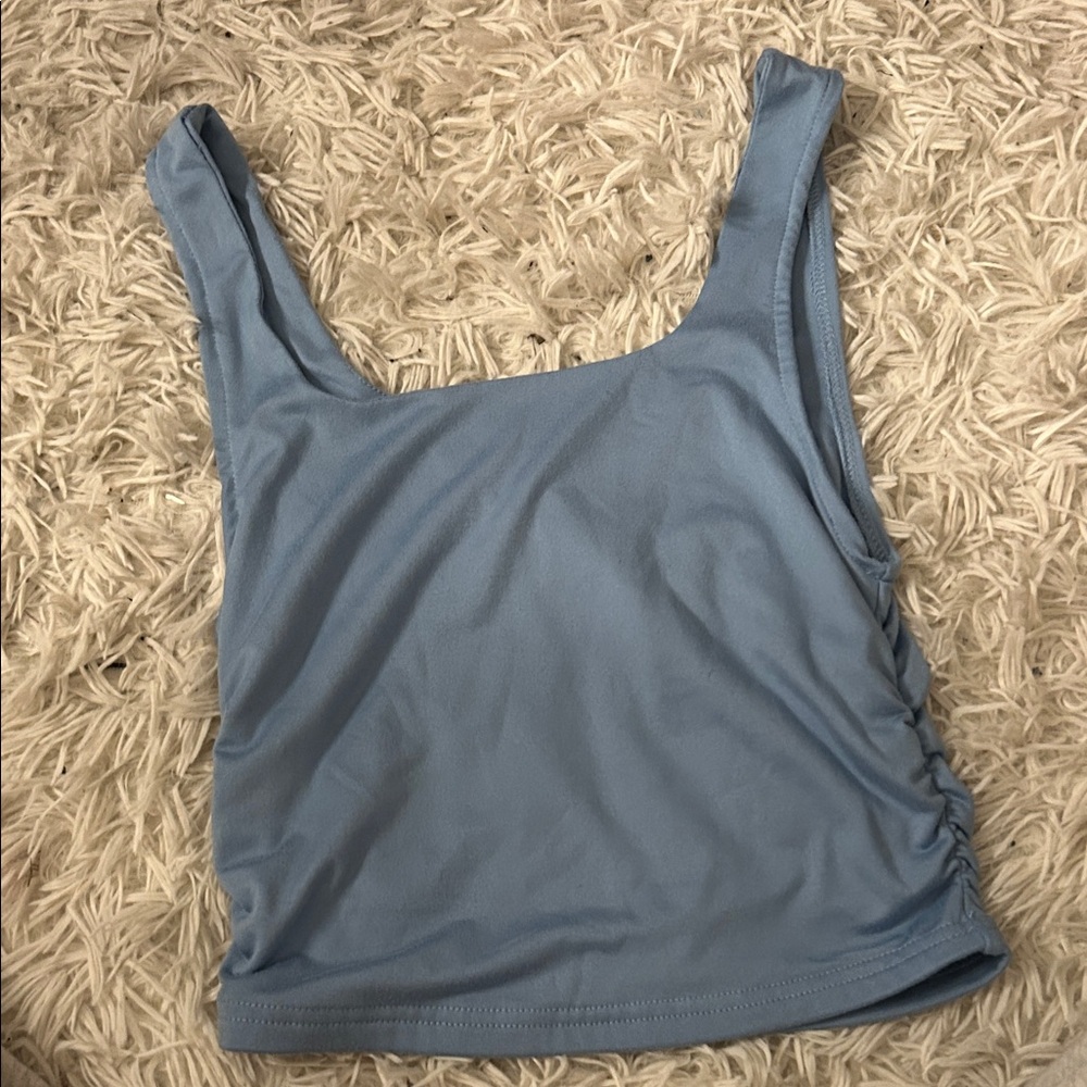 Blue Sleeveless Women's Top